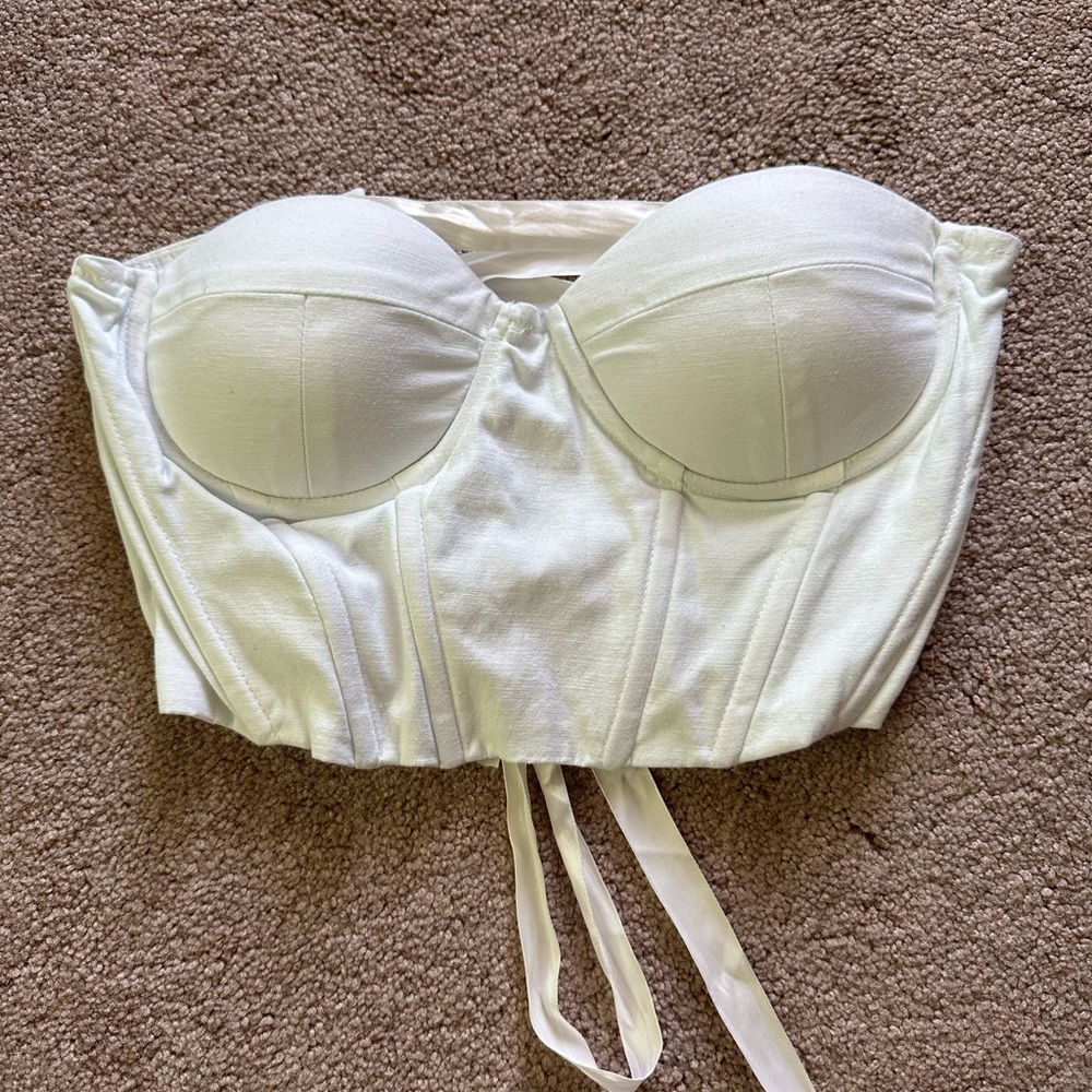 Princess Polly white corset top